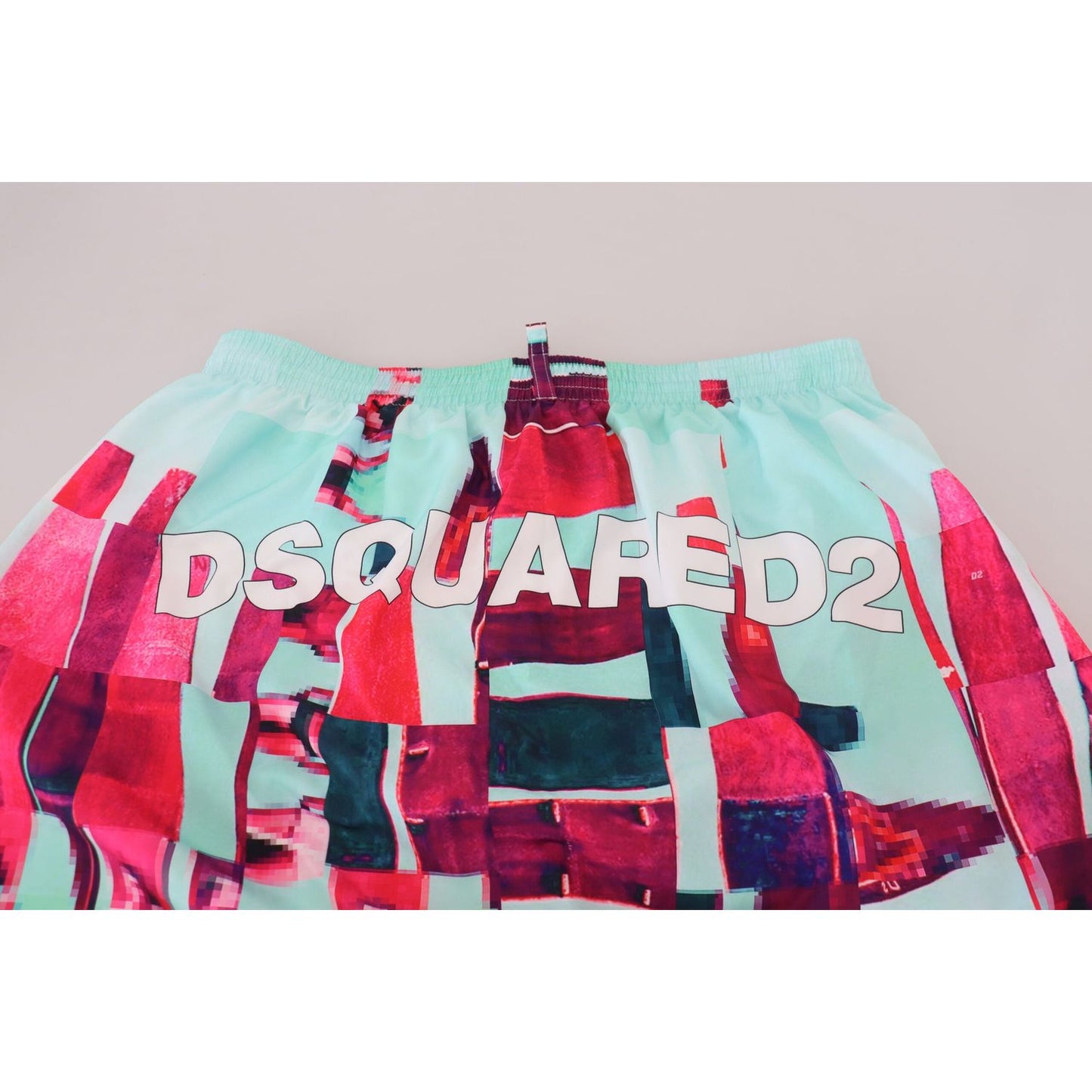 Dsquared² Multicolor Printed Swim Shorts Boxer Dsquared² Light Gray