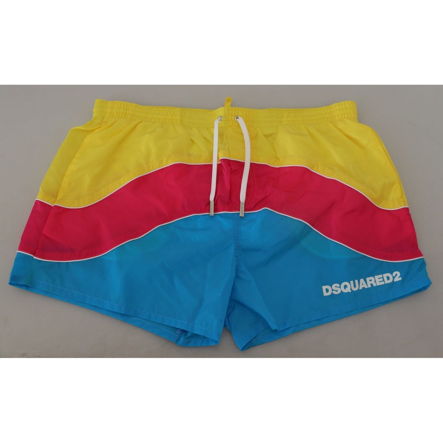 Dsquared² Exclusive Multicolor Swim Shorts Boxer Dsquared² Dark Khaki