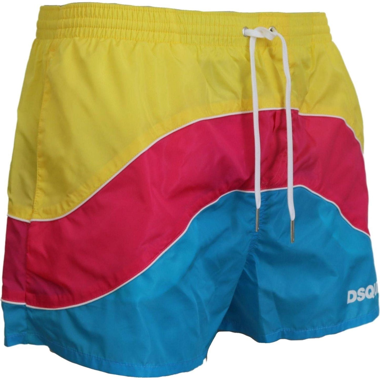 Dsquared² Exclusive Multicolor Swim Shorts Boxer Dsquared² Dark Cyan