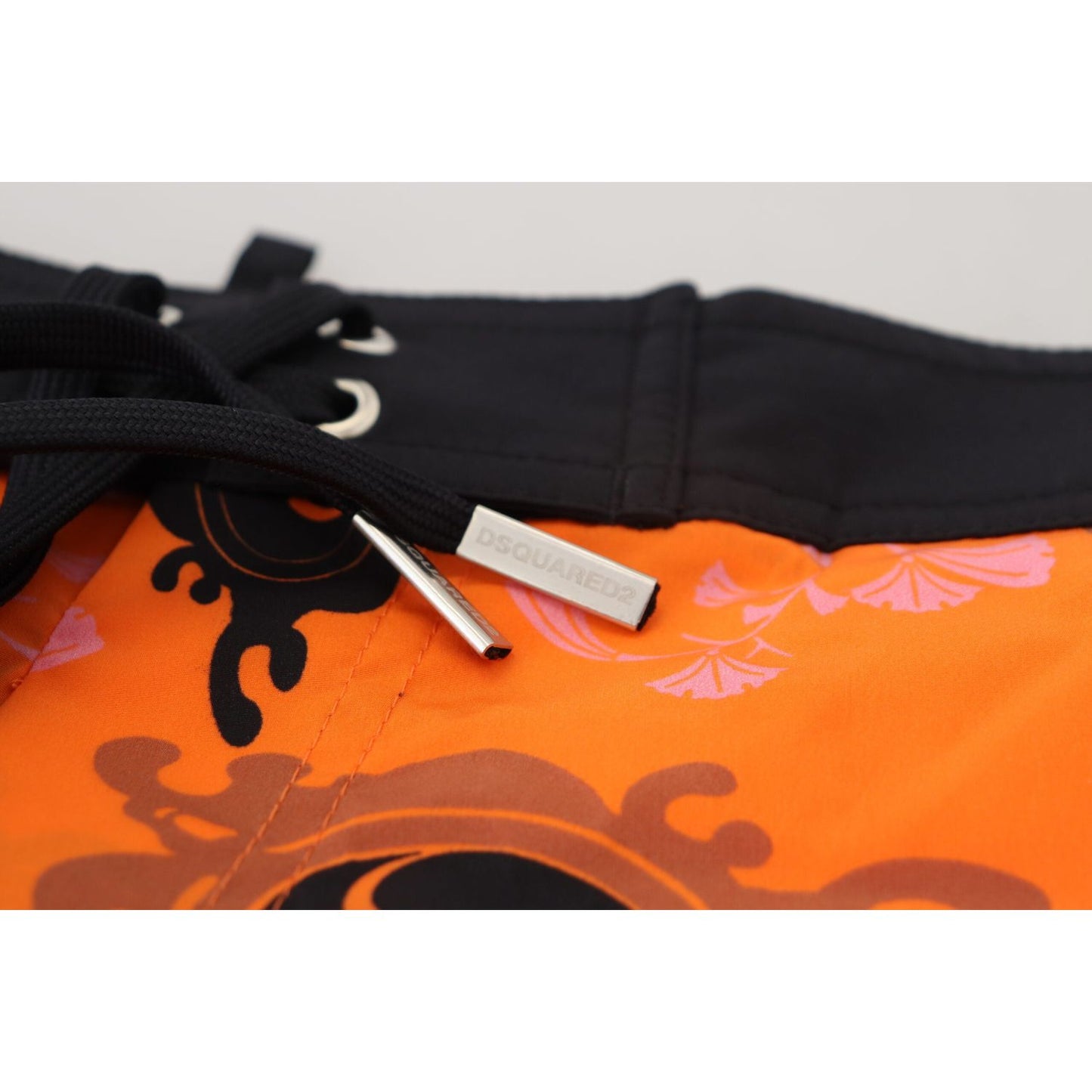 Dsquared² Chic Orange Swim Shorts Boxer for Men Dsquared² Chocolate