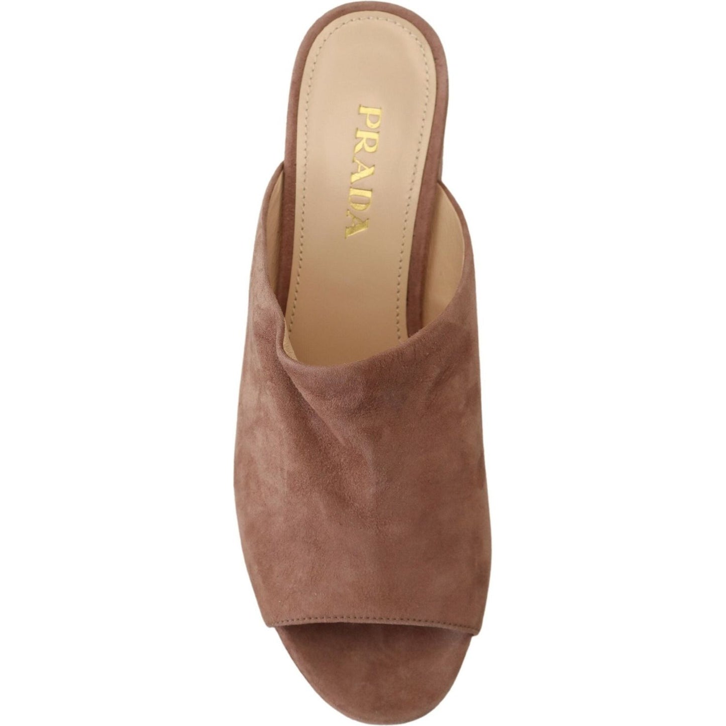 Prada Elegant Dark Rose Suede Heels Prada Sienna