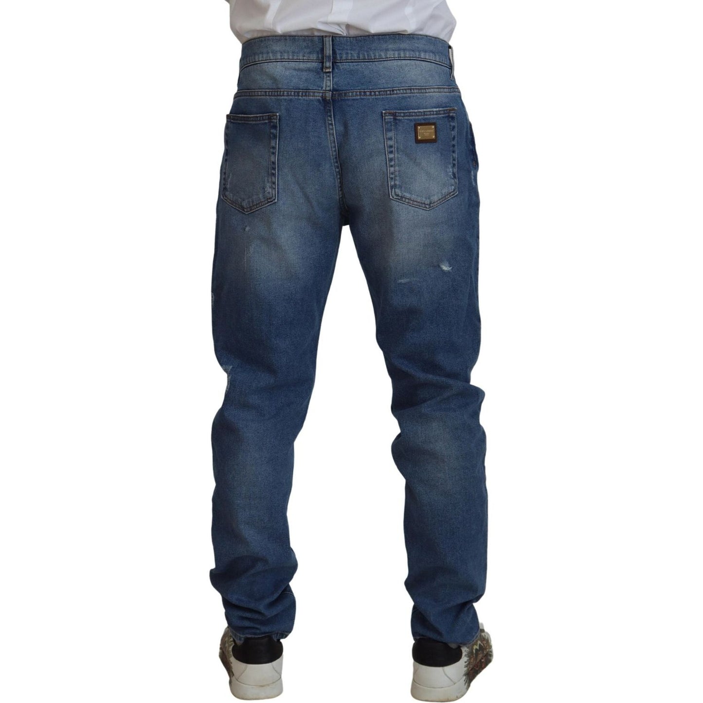 Dolce & Gabbana Exquisite Italian Skinny Denim Jeans Dolce & Gabbana Dark Slate Gray