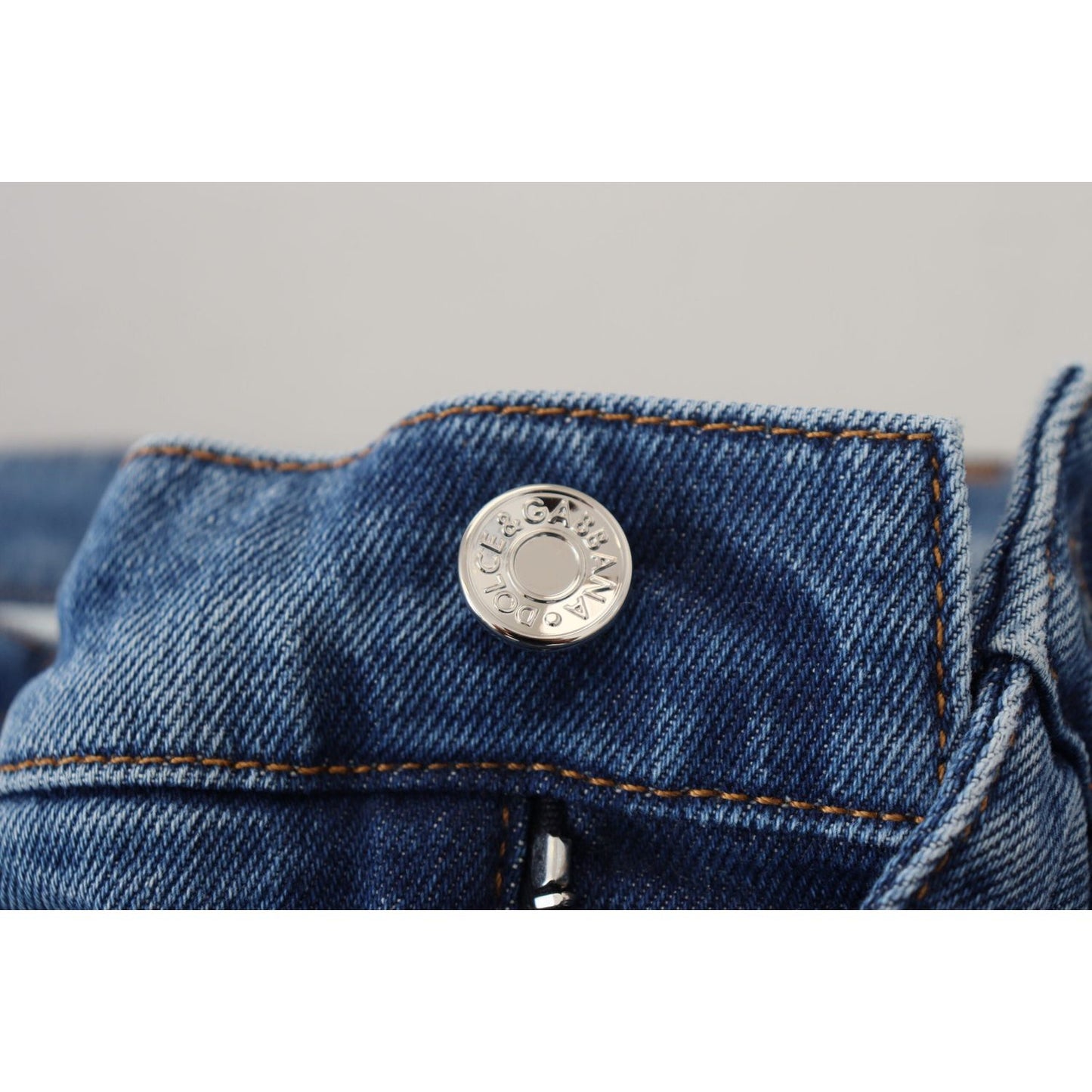 Dolce & Gabbana Exquisite Italian Skinny Denim Jeans Dolce & Gabbana Gray