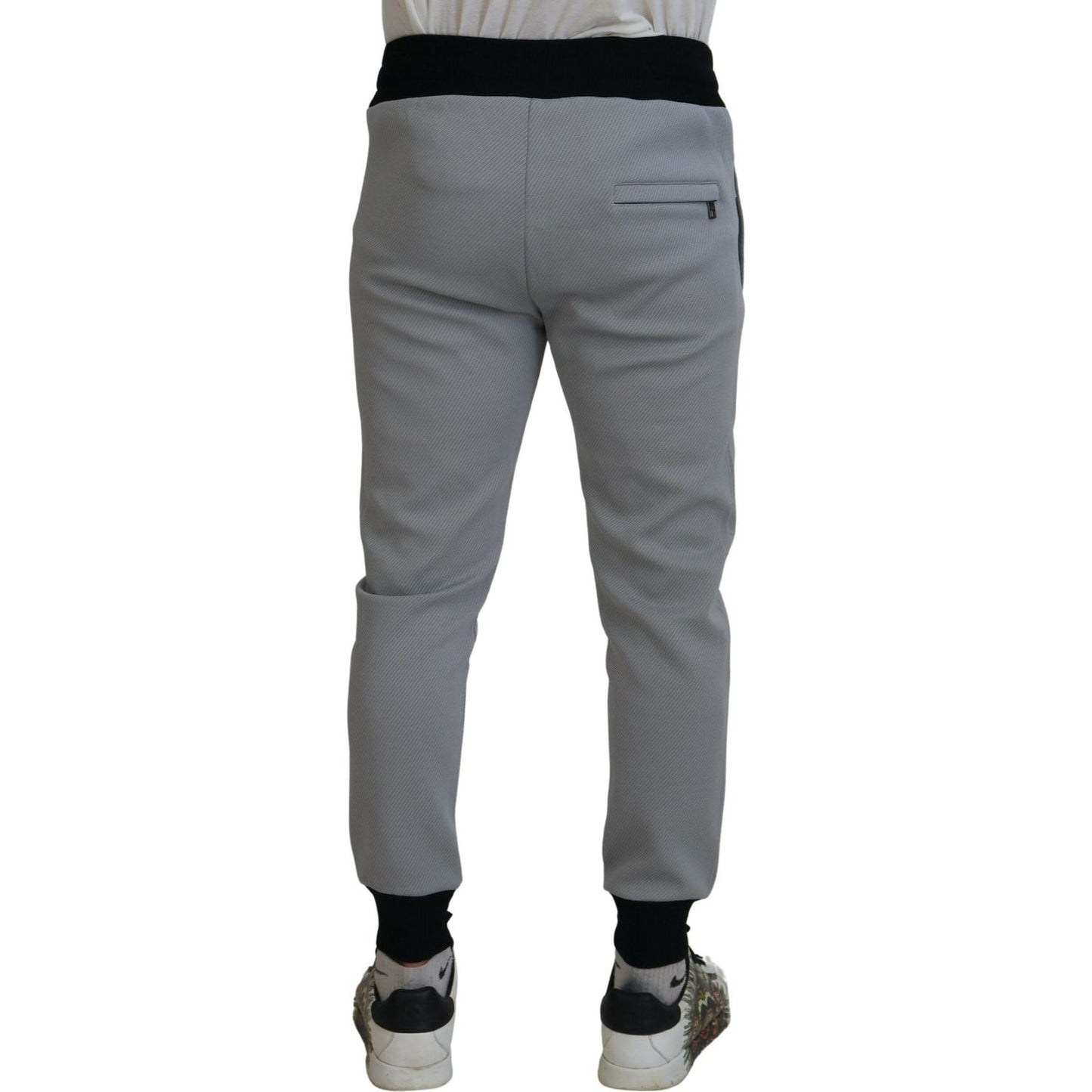 Dolce & Gabbana Elegant Grey Jogger Pants Dolce & Gabbana Dim Gray
