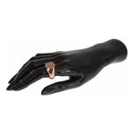 Nialaya Chic Pink Gold Plated Sterling Silver Ring Ring Nialaya Dark Slate Gray