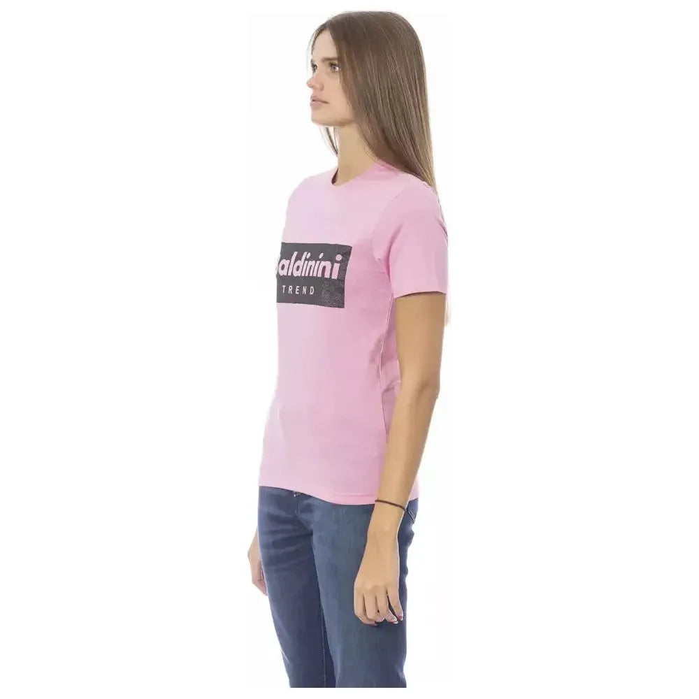 Baldinini Trend Multicolor Cotton Women Top Baldinini Trend Thistle