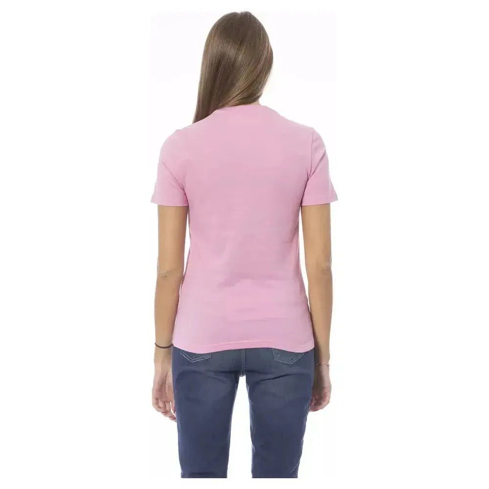 Baldinini Trend Multicolor Cotton Women Top Baldinini Trend Thistle
