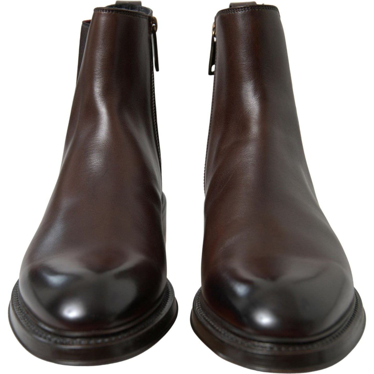 Dolce & Gabbana Elegant Leather Chelsea Boots