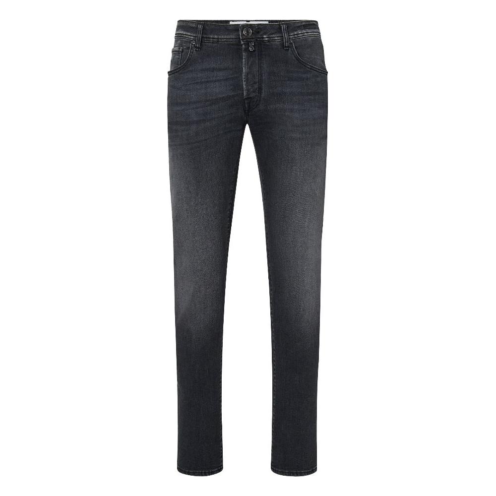 Jacob Cohen Elegant Slim Fit Black Stretch Jeans Jacob Cohen Dark Slate Gray