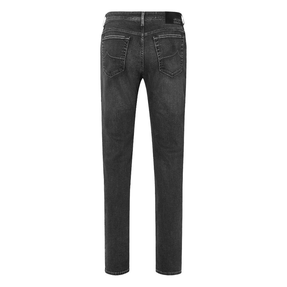 Jacob Cohen Elegant Slim Fit Black Stretch Jeans Jacob Cohen Dark Slate Gray