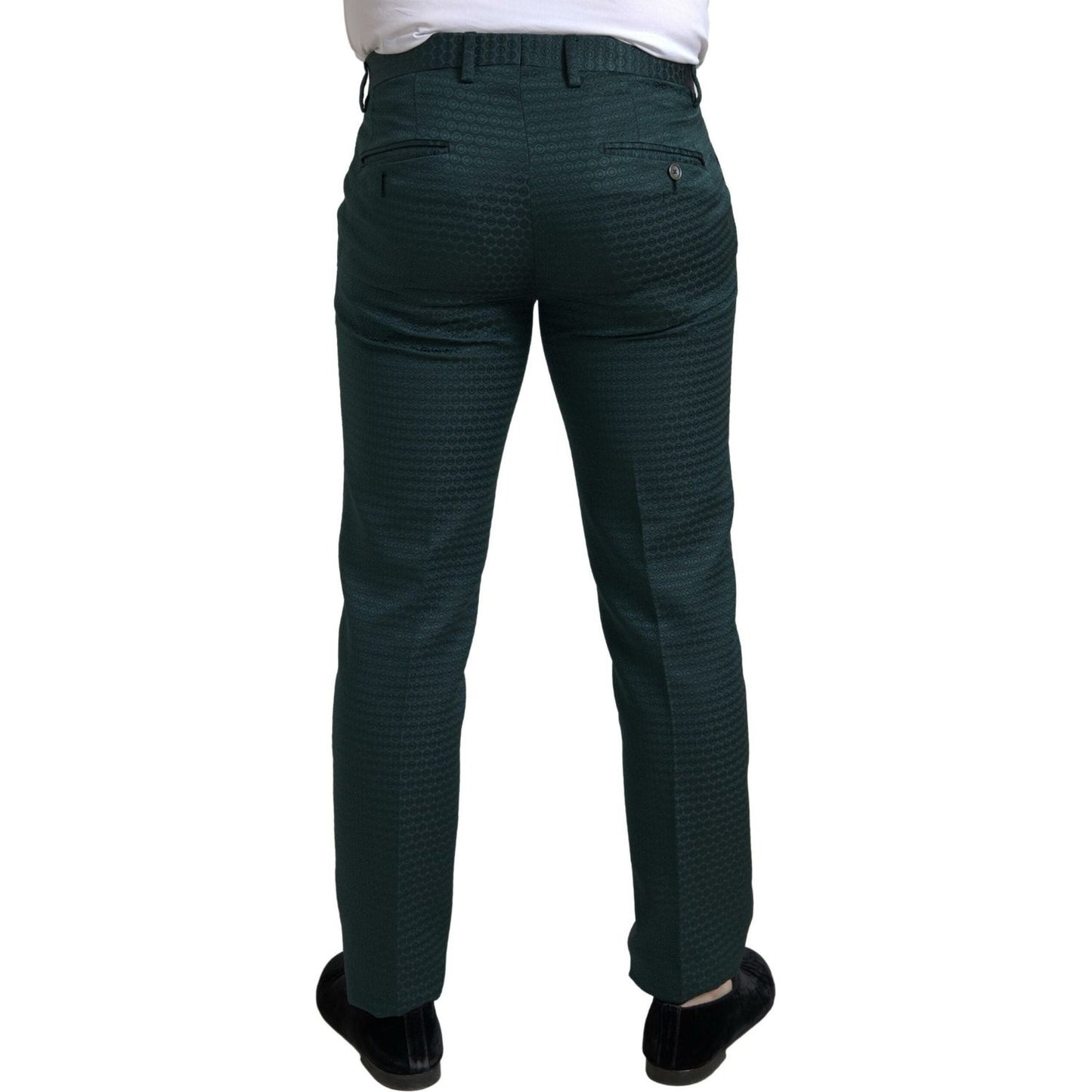 Dolce & Gabbana Emerald Elegance Slim Fit 3-Piece Suit Dolce & Gabbana Dark Slate Gray