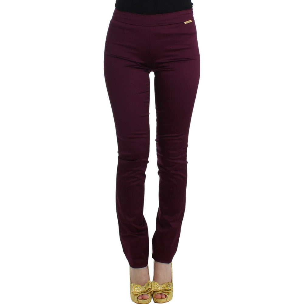 John Galliano Purple slim fit pants SIG11719-1