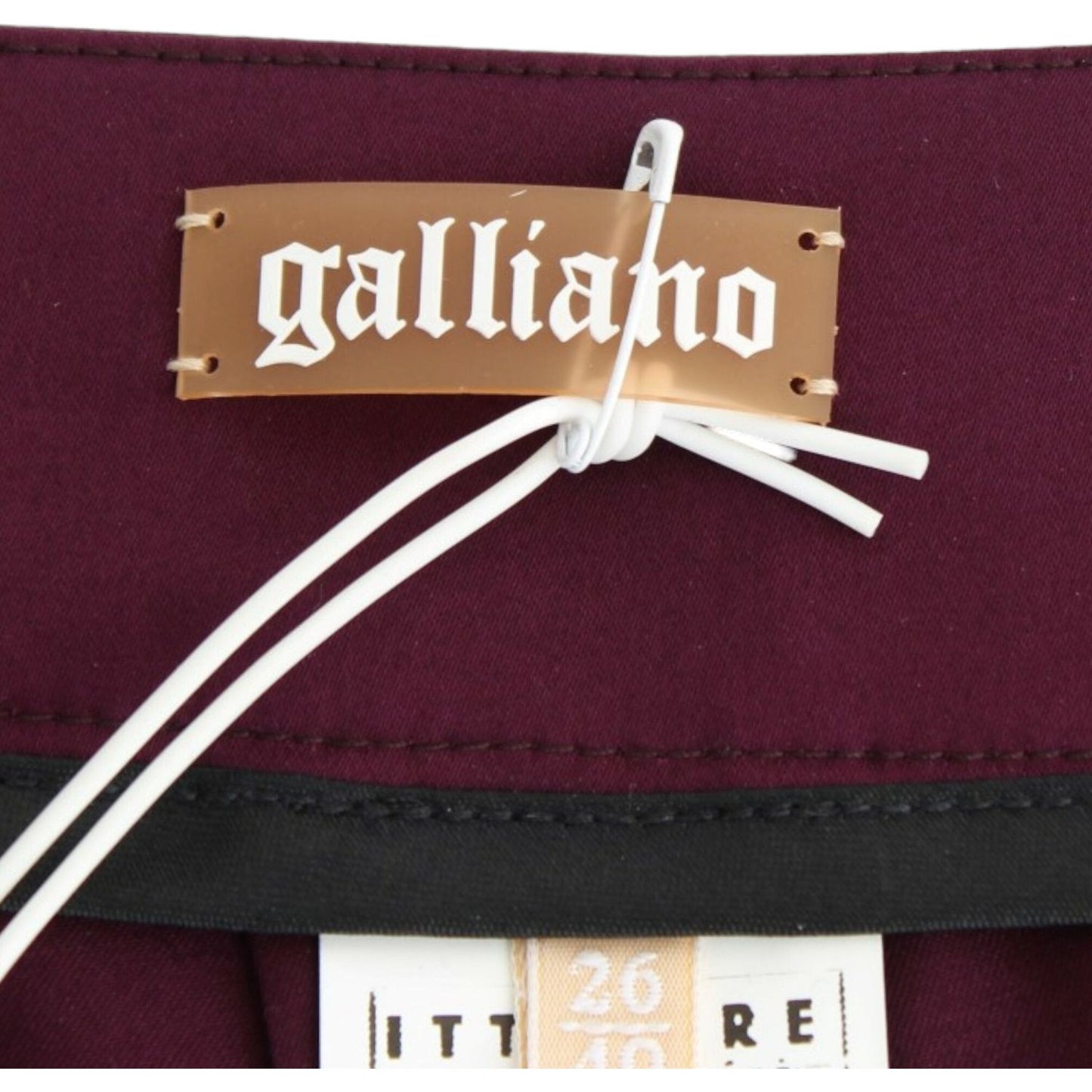 John Galliano Purple slim fit pants SIG11719-1