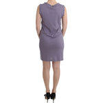 John Galliano Purple cotton jersey dress SIG11571-4