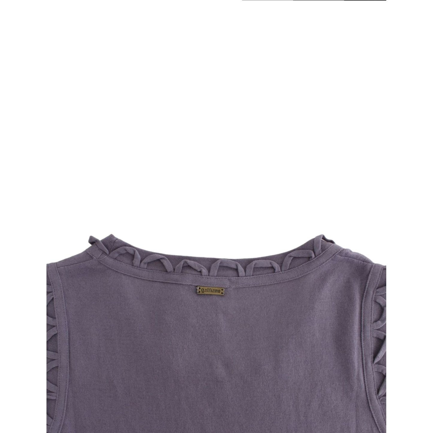 John Galliano Purple cotton jersey dress SIG11571-4