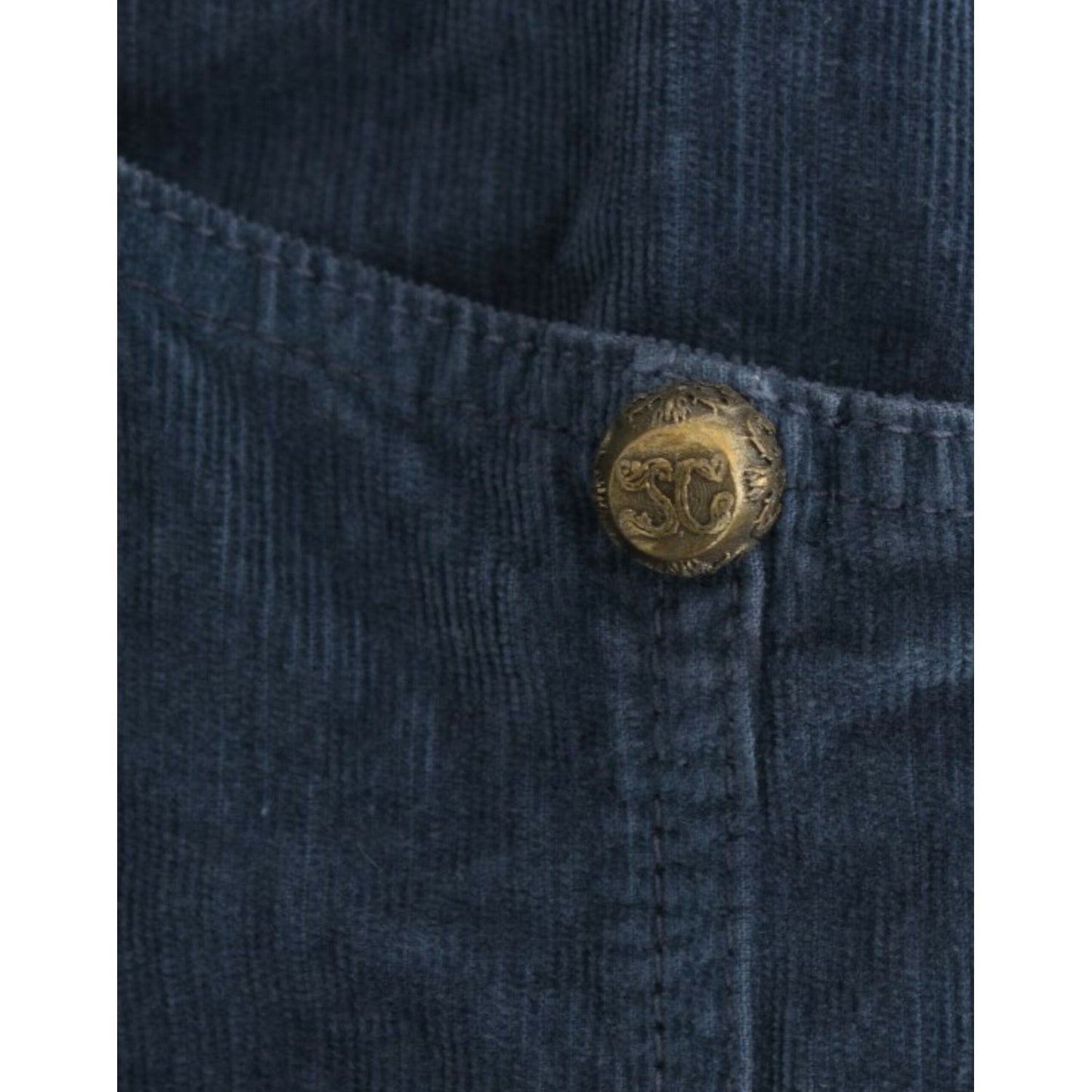 Cavalli Elegant Blue Pencil Skirt Cavalli Dark Slate Gray