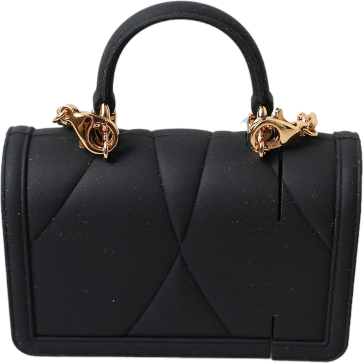 Dolce & Gabbana Exquisite Quilted AirPods Case with Chain Strap Dolce & Gabbana Dark Slate Gray