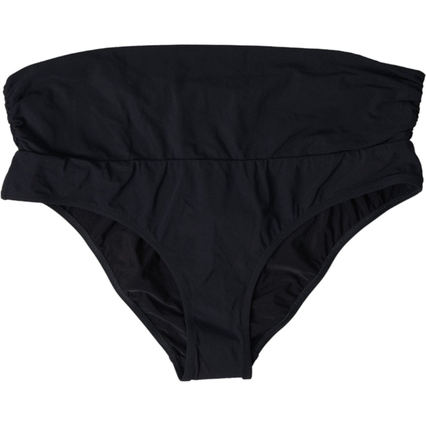 Dolce & Gabbana Elegant Black Bikini Bottom - Ultimate Beach Elegance Dolce & Gabbana Black