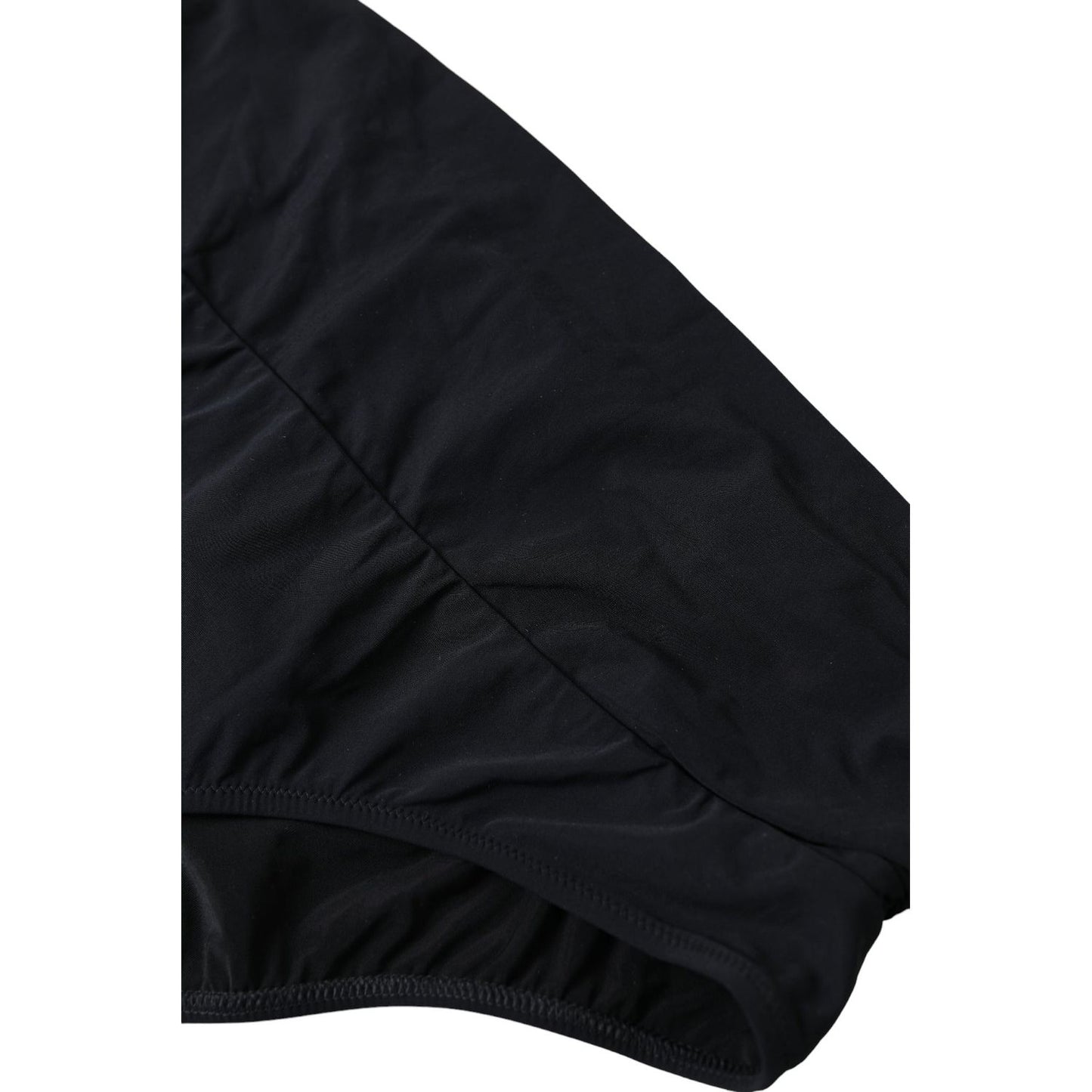 Dolce & Gabbana Elegant Black Bikini Bottom - Ultimate Beach Elegance Dolce & Gabbana Black