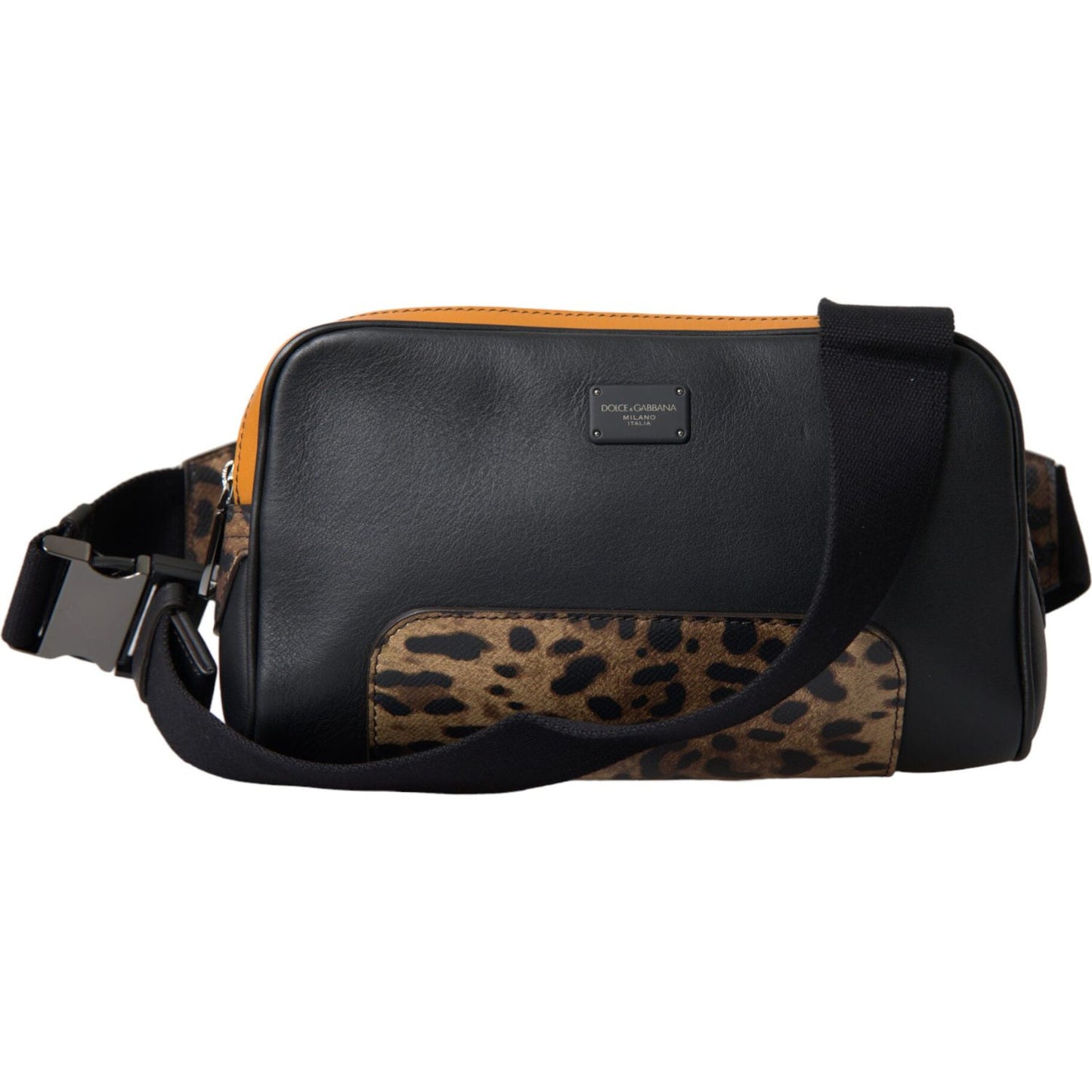 Dolce & Gabbana Exotic Leather Leopard Belt Bag Dolce & Gabbana Dark Slate Gray