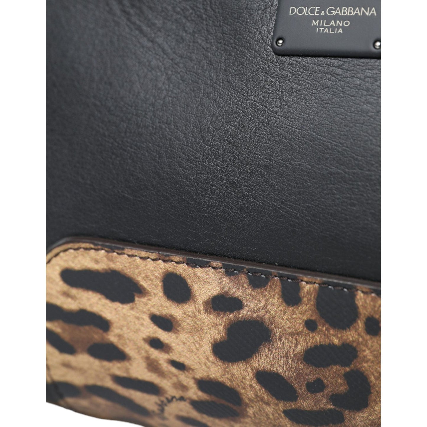 Dolce & Gabbana Exotic Leather Leopard Belt Bag Dolce & Gabbana Dark Slate Gray