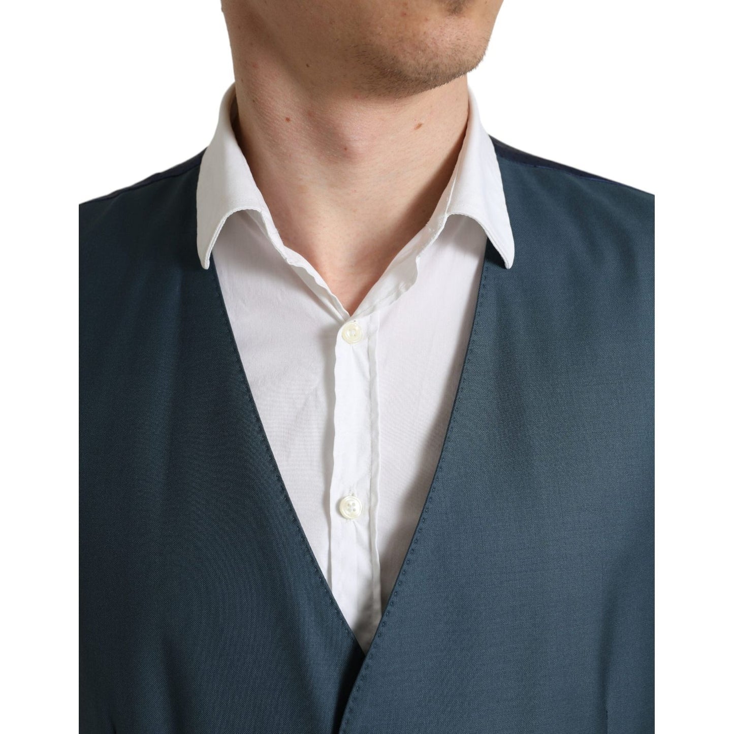 Dolce & Gabbana Elegant Green Martini Two-Piece Wool Suit Dolce & Gabbana Dark Slate Gray