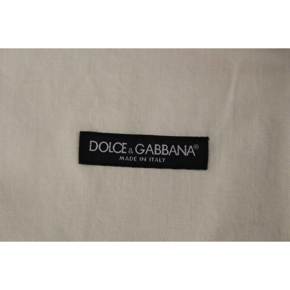 Dolce & Gabbana Elegant Black Manchester Dress Vest Dolce & Gabbana Rosy Brown