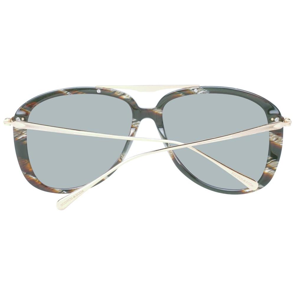 Scotch & Soda Black Men Sunglasses Scotch & Soda Dark Gray