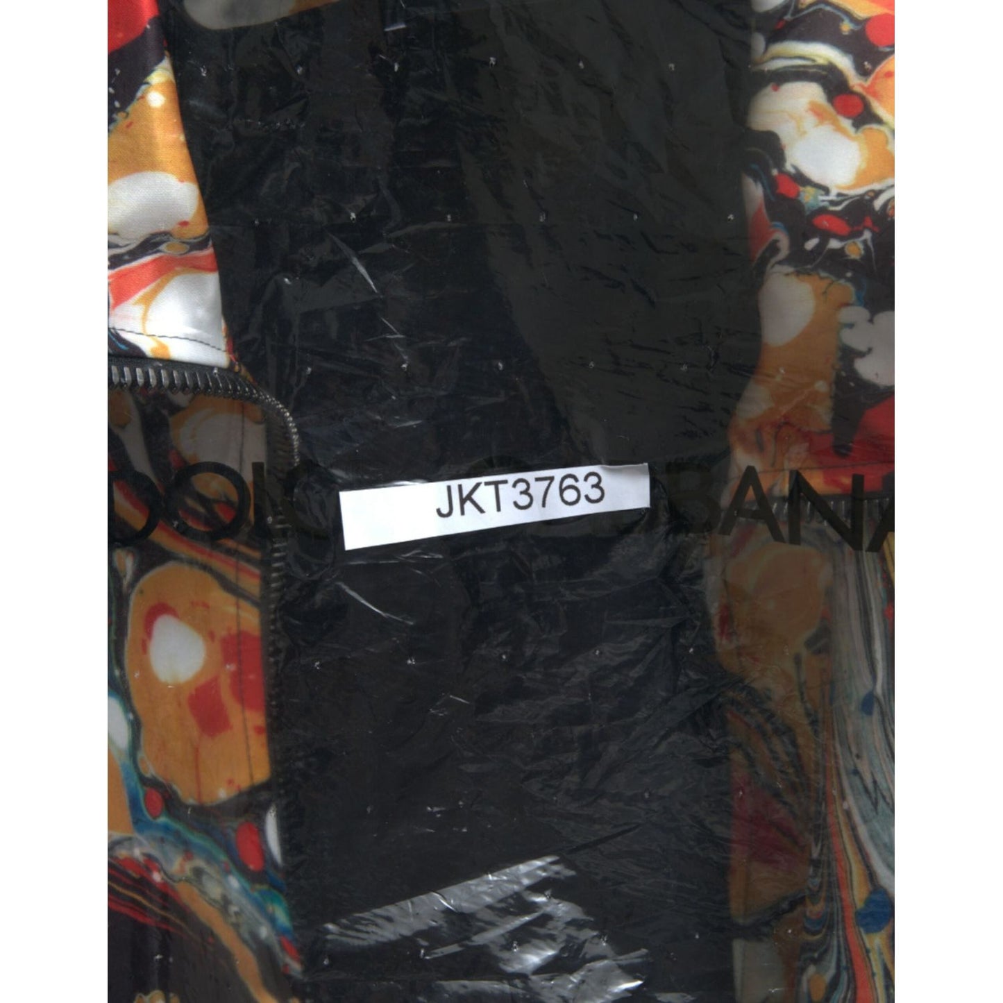Dolce & Gabbana Colorful Abstract Bomber Jacket Dolce & Gabbana Dark Slate Gray