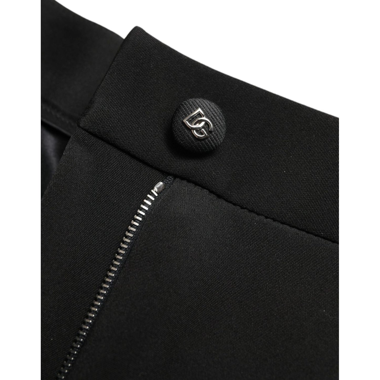 Dolce & Gabbana Elegant High Waist Skinny Pants Dolce & Gabbana Black
