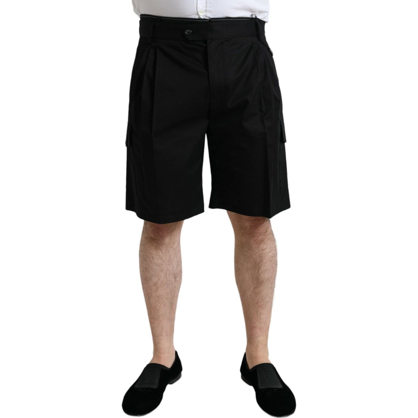 Dolce & Gabbana Sleek Designer Bermuda Cargo Shorts Dolce & Gabbana Rosy Brown