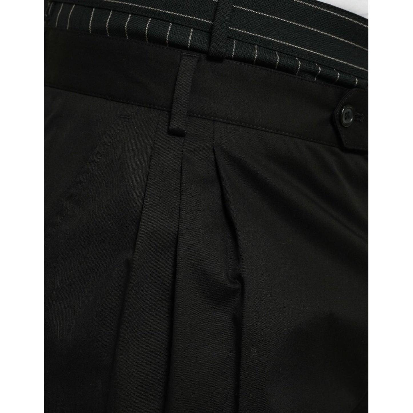 Dolce & Gabbana Sleek Designer Bermuda Cargo Shorts Dolce & Gabbana Black