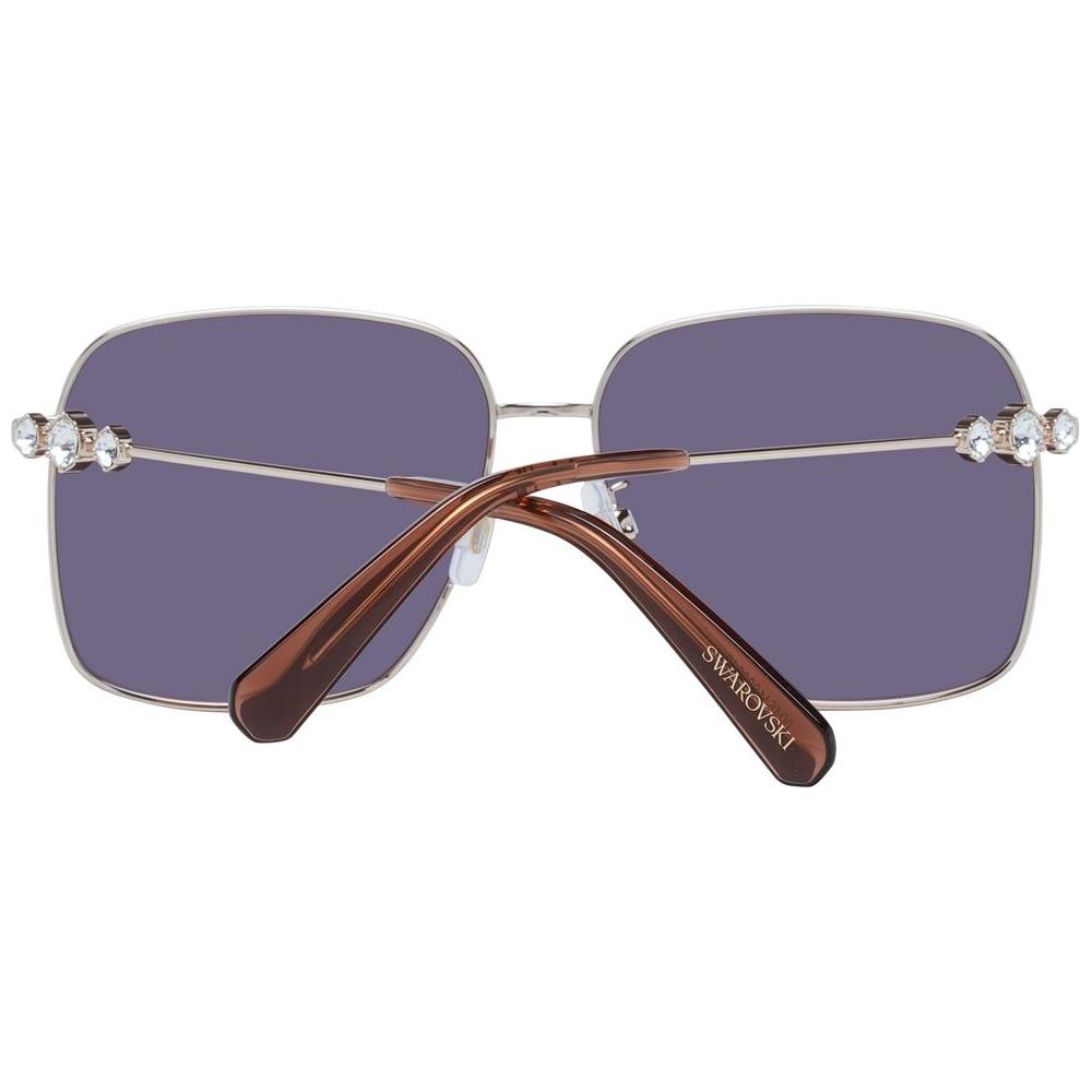 Swarovski Gold Women Sunglasses Swarovski Slate Gray