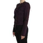 GF Ferre Purple Ruched Jacket Coat Blazer Short SIG11597-1