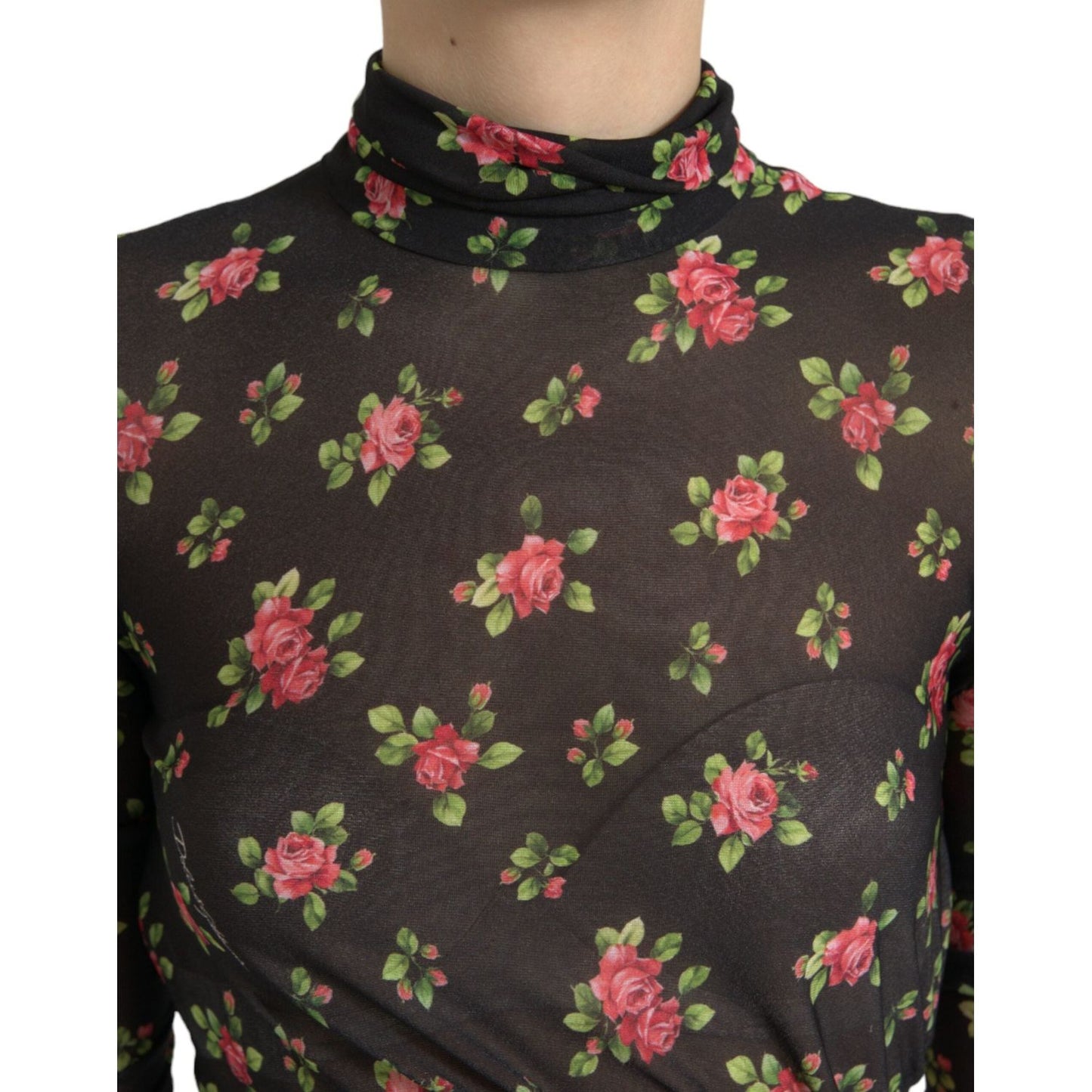Dolce & Gabbana Elegant Floral Sheath Dress Dolce & Gabbana Dark Slate Gray