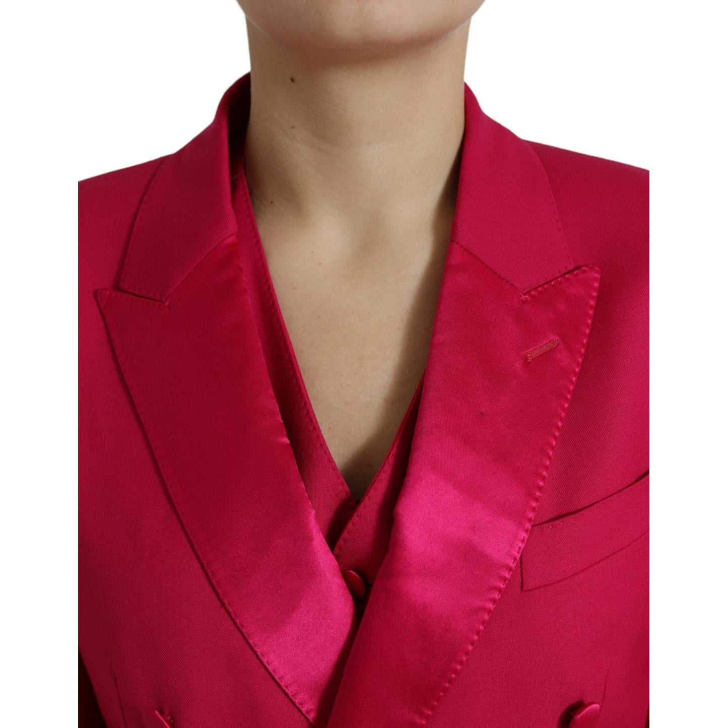 Dolce & Gabbana Elegant Red Slim Fit 3 Piece Martini Suit Dolce & Gabbana Brown
