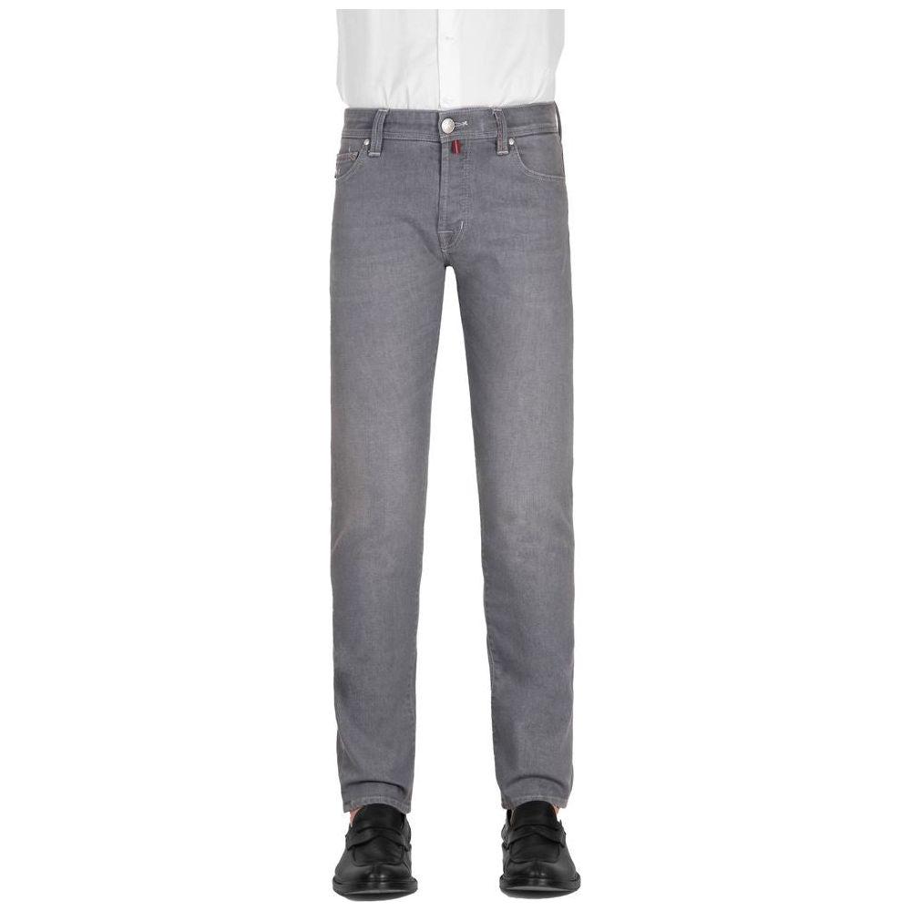 Tramarossa Gray Cotton Men's Jeans Tramarossa Dim Gray