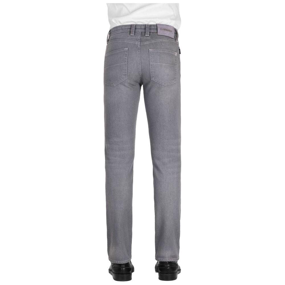 Tramarossa Gray Cotton Men's Jeans Tramarossa Slate Gray