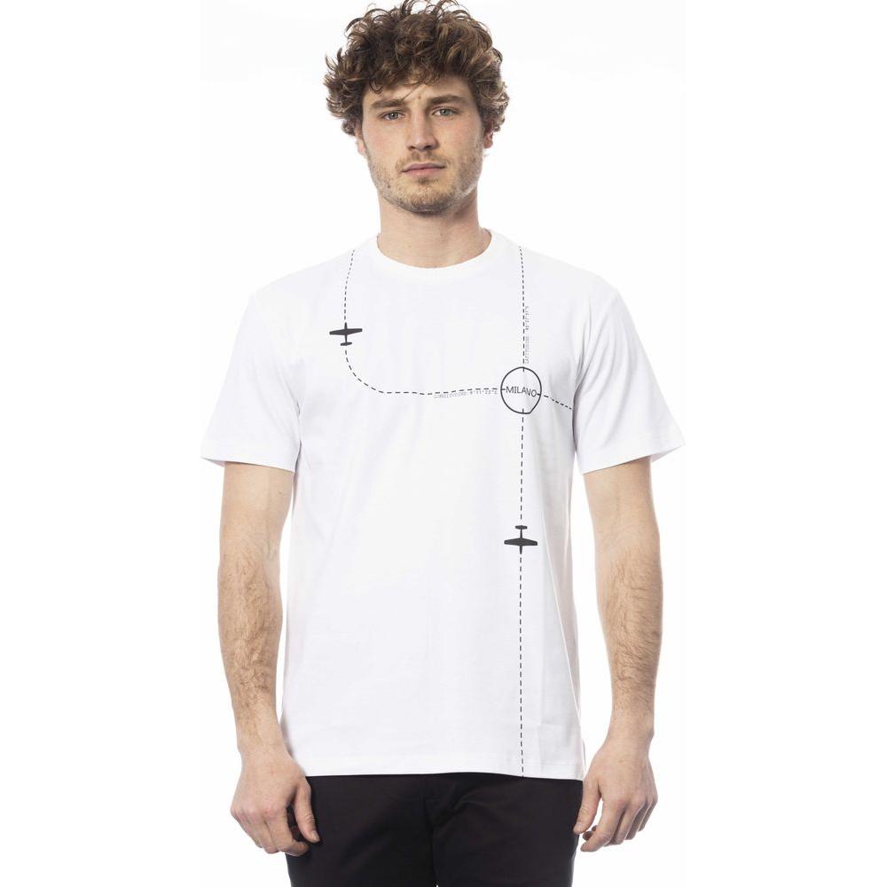 Trussardi White Cotton Men's T-Shirt Trussardi Antique White