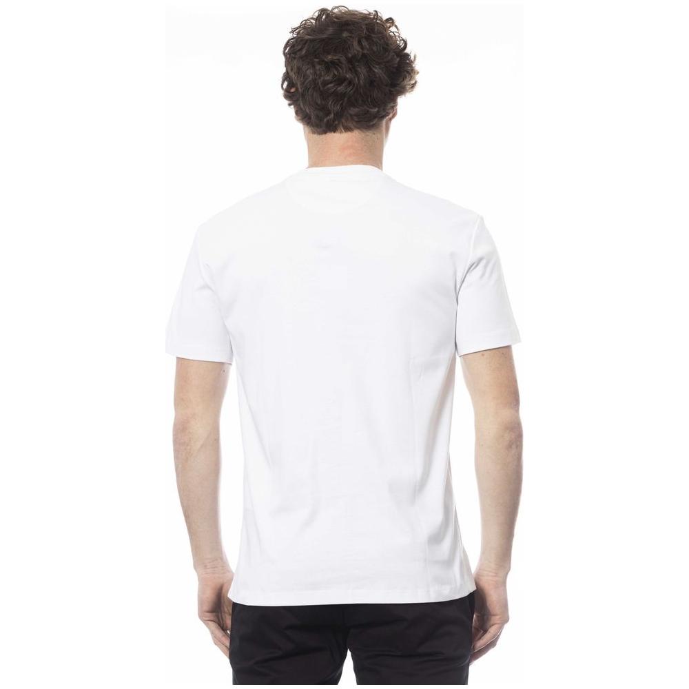 Trussardi White Cotton Men's T-Shirt Trussardi Dark Slate Gray