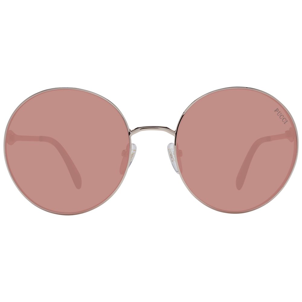 Emilio Pucci Rose Gold Women Sunglasses Emilio Pucci Rosy Brown