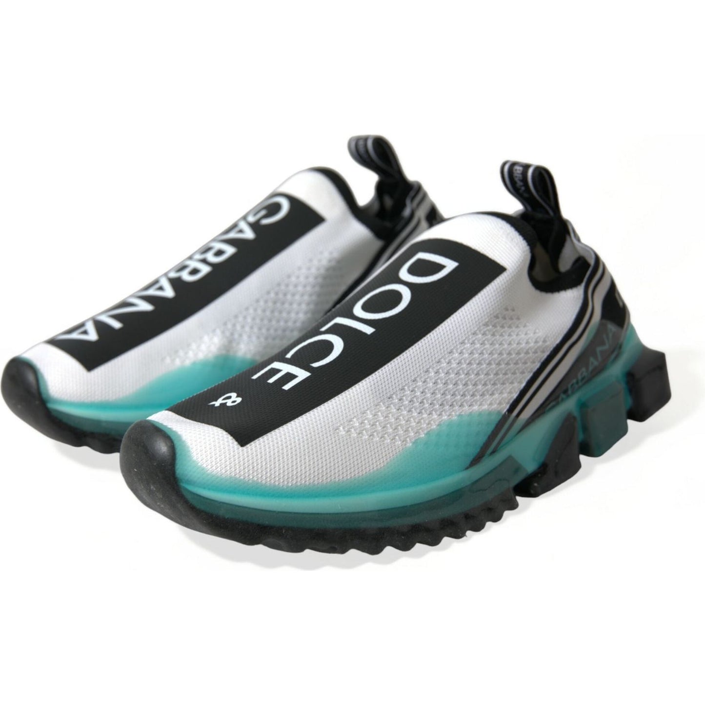 Dolce & Gabbana Elegant Sorrento Sneakers in Light Blue Dolce & Gabbana Light Gray