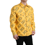 Dolce & Gabbana Dolce & Gabbana Elegant Yellow Padded Blouson Jacket JKT4001-48 1728,67345645728,Clothing,Dolce & Gabbana,IT48 | M,Jackets - Men - Clothing,Material: 100% Nylon,Men,Men - Clothing,New with tags,Yellow