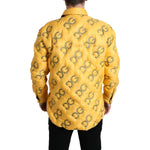 Dolce & Gabbana Dolce & Gabbana Elegant Yellow Padded Blouson Jacket JKT4001-48 1728,67345645728,Clothing,Dolce & Gabbana,IT48 | M,Jackets - Men - Clothing,Material: 100% Nylon,Men,Men - Clothing,New with tags,Yellow