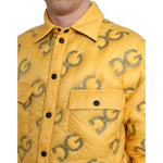 Dolce & Gabbana Dolce & Gabbana Elegant Yellow Padded Blouson Jacket JKT4001-48 1728,67345645728,Clothing,Dolce & Gabbana,IT48 | M,Jackets - Men - Clothing,Material: 100% Nylon,Men,Men - Clothing,New with tags,Yellow