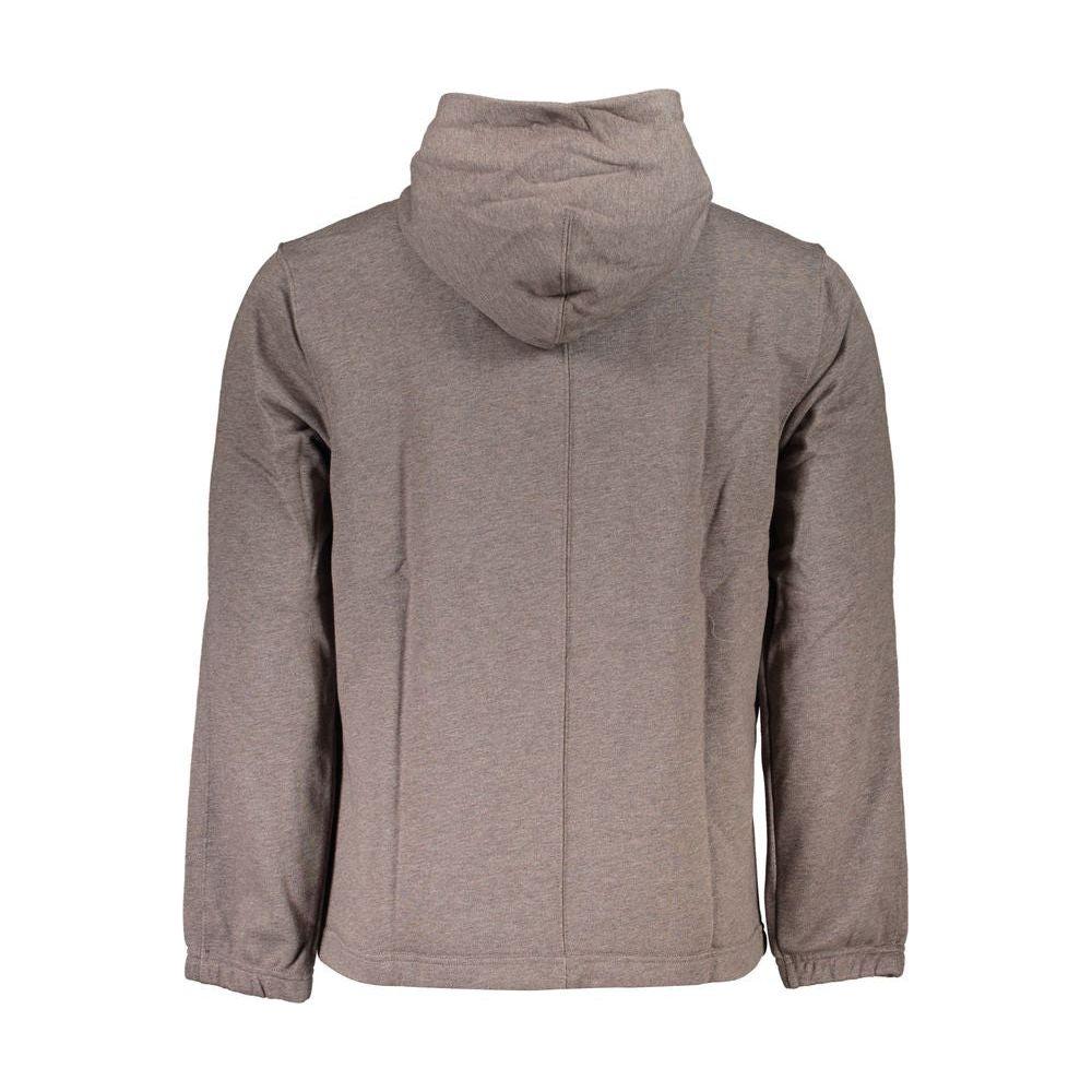 Calvin Klein Sleek Long Sleeved Hooded Sweatshirt Calvin Klein Slate Gray