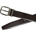 Dolce & Gabbana Elegant Leather Belt with Eye-Catching Buckle Dolce & Gabbana Dark Slate Gray