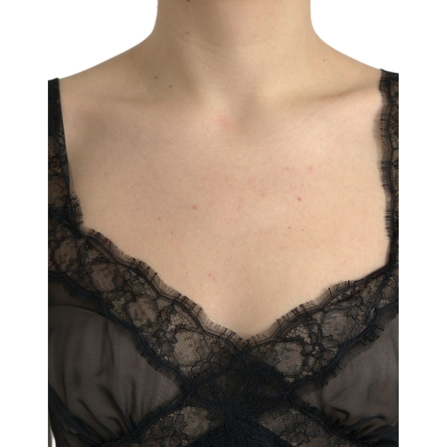 Dolce & Gabbana Elegant Chiffon Silk Blend Mini Dress Dolce & Gabbana Tan