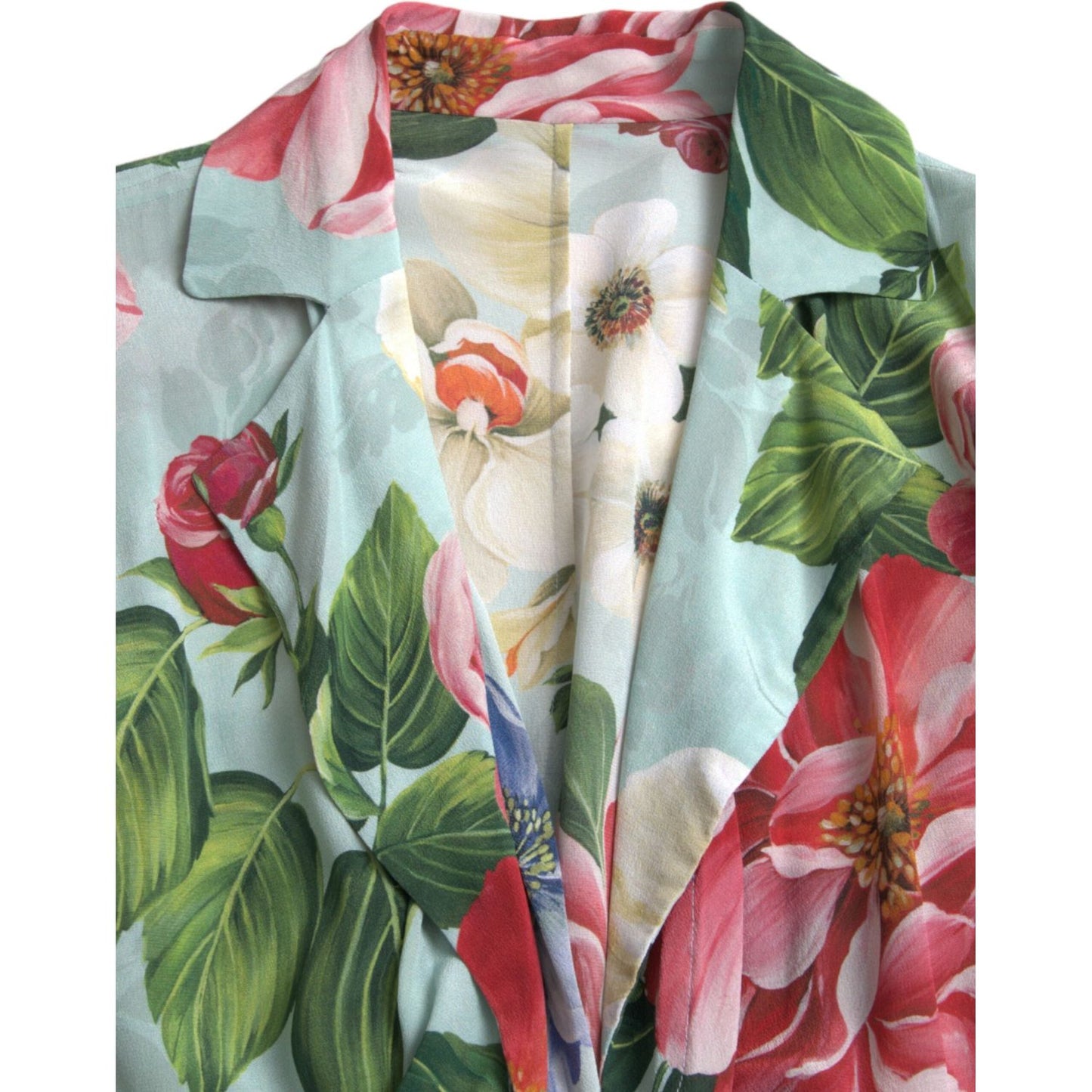 Dolce & Gabbana Elegant Floral Silk Crepe Jumpsuit Dolce & Gabbana Rosy Brown