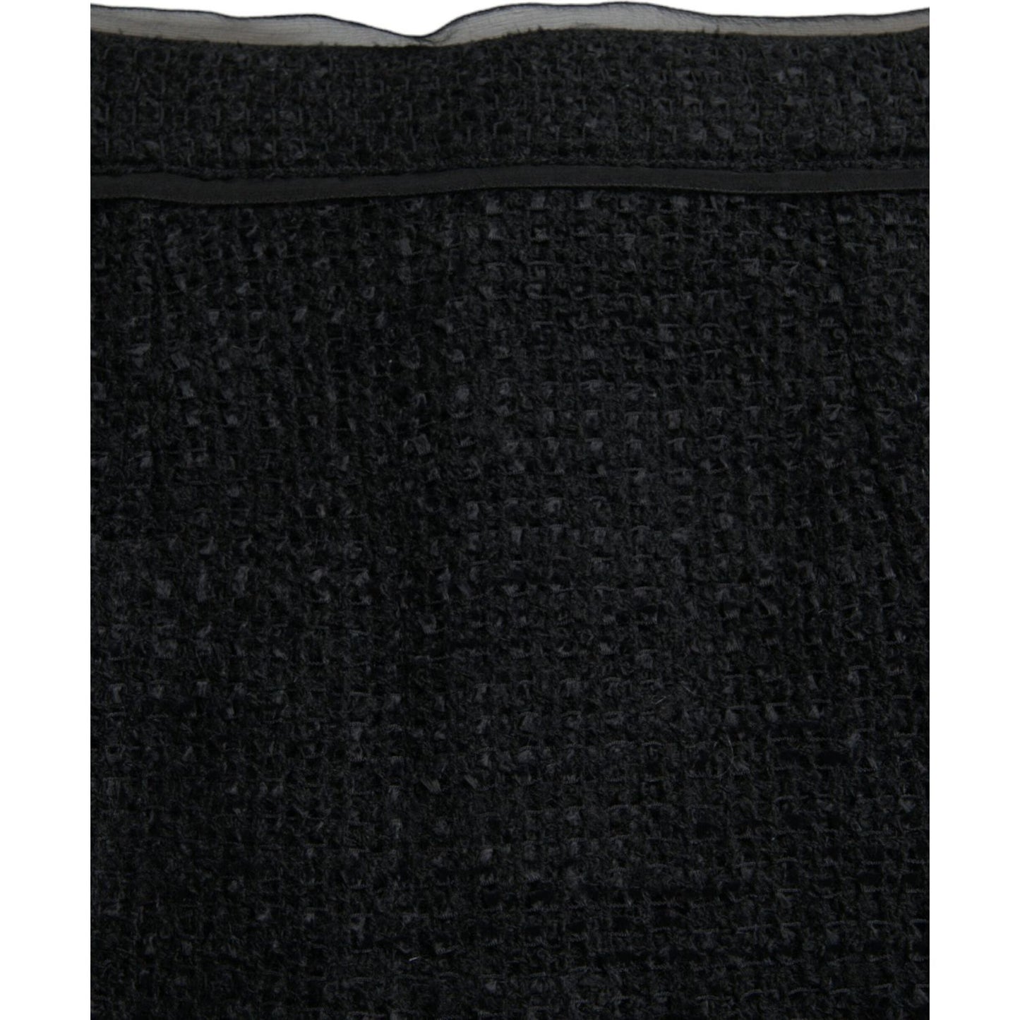 Dolce & Gabbana Elegant High Waist Midi Skirt Dolce & Gabbana Black